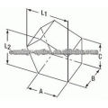 Prisme d&#39;Angle Penta Optique au Fluorure de Magnésium